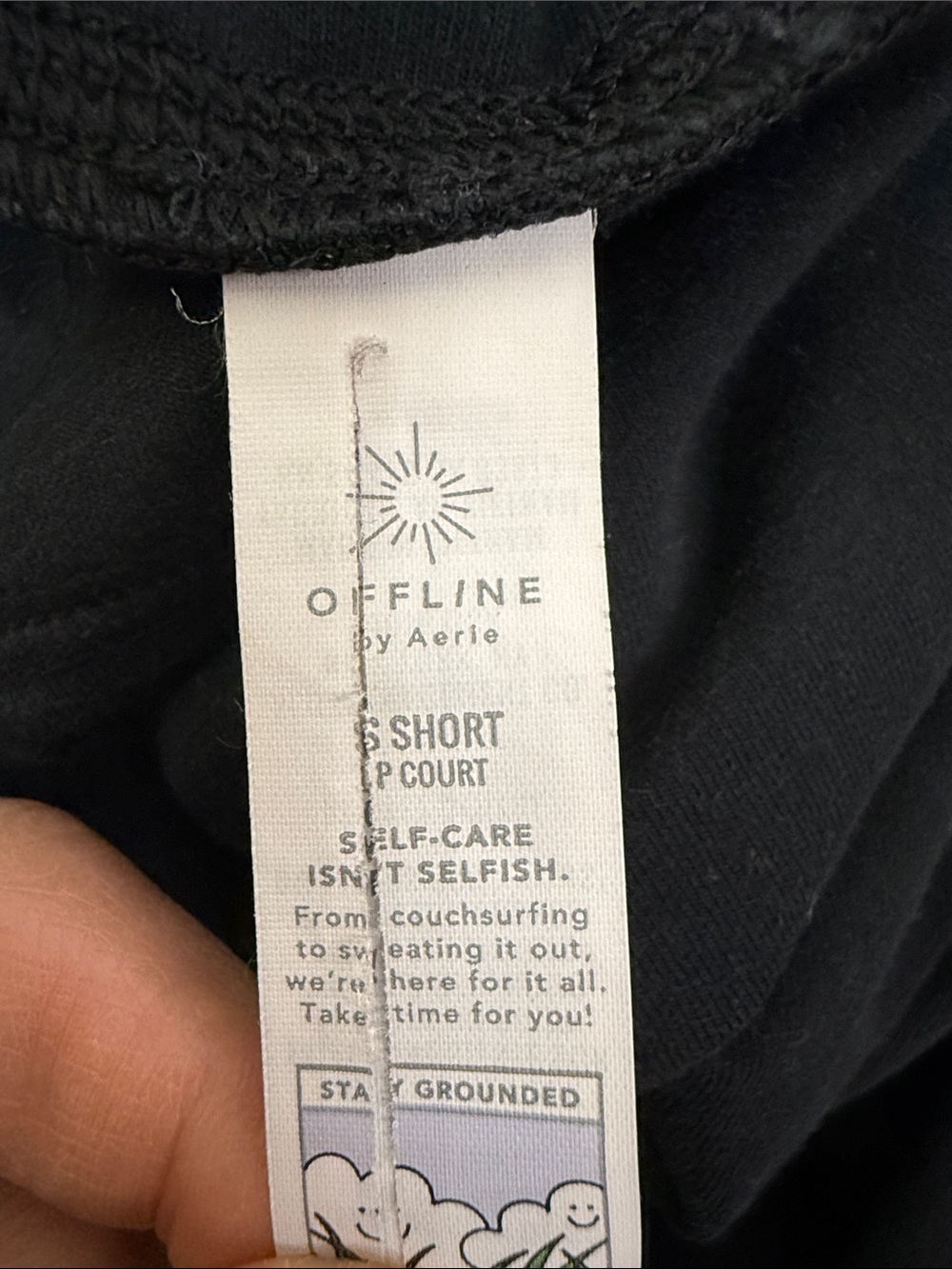 Aerie Offline Black High-Rise Flare Leggings Yoga Pants Sz S (A3) - Picture 7 of 8